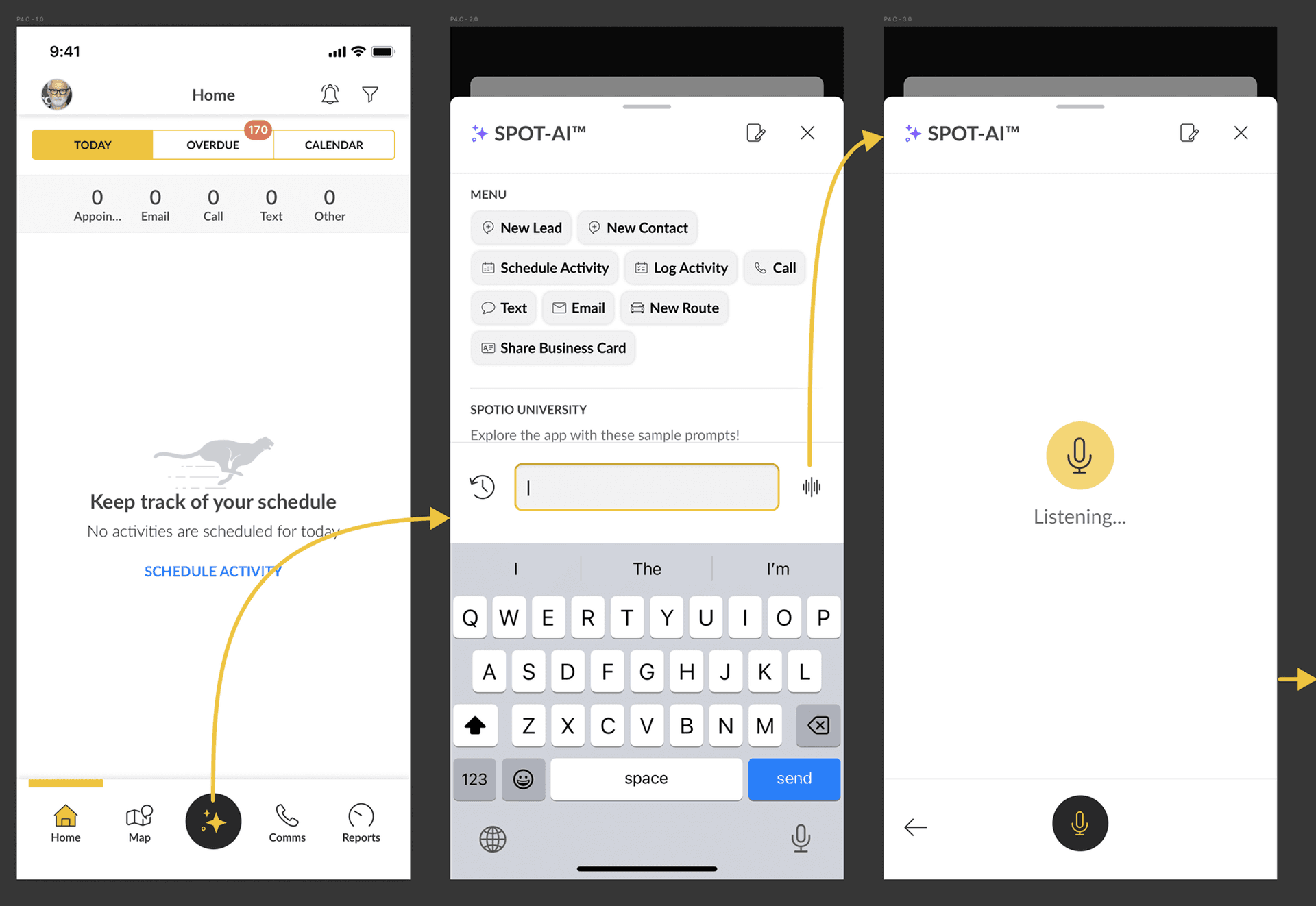 Next-best-action feature prototype